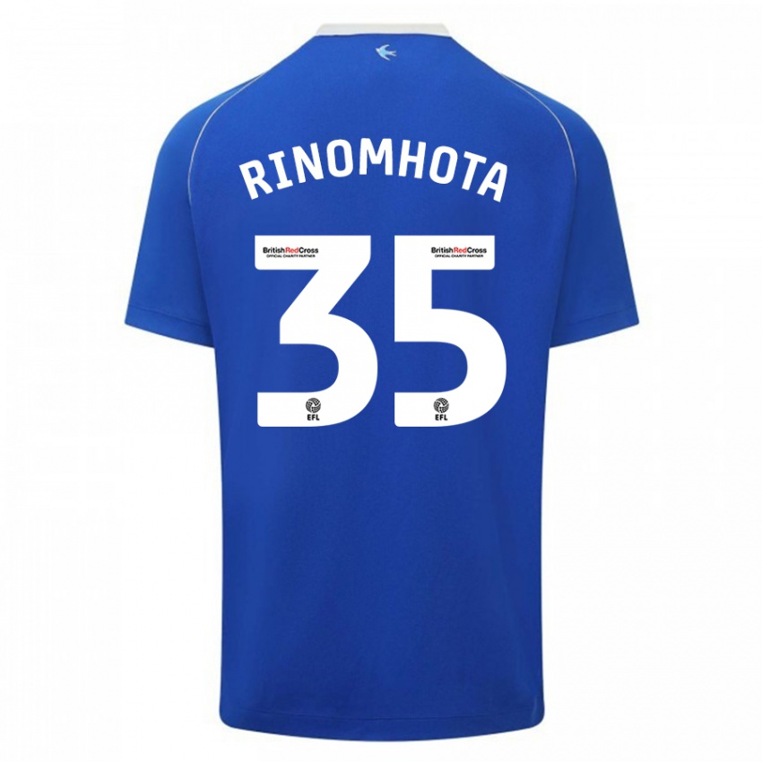 Niño Camiseta Andy Rinomhota #35 Azul 1ª Equipación 2023/24 La Camisa México