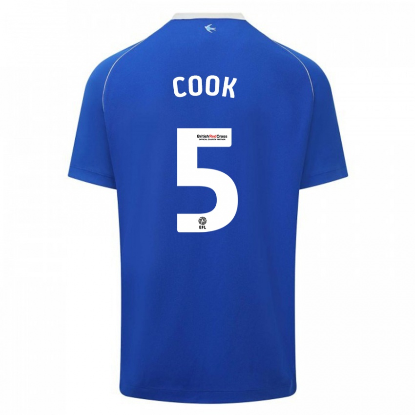 Niño Camiseta Freddie Cook #5 Azul 1ª Equipación 2023/24 La Camisa México