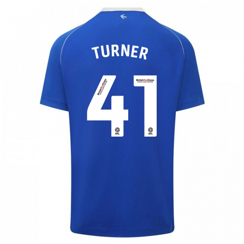 Niño Camiseta Matthew Turner #41 Azul 1ª Equipación 2023/24 La Camisa México