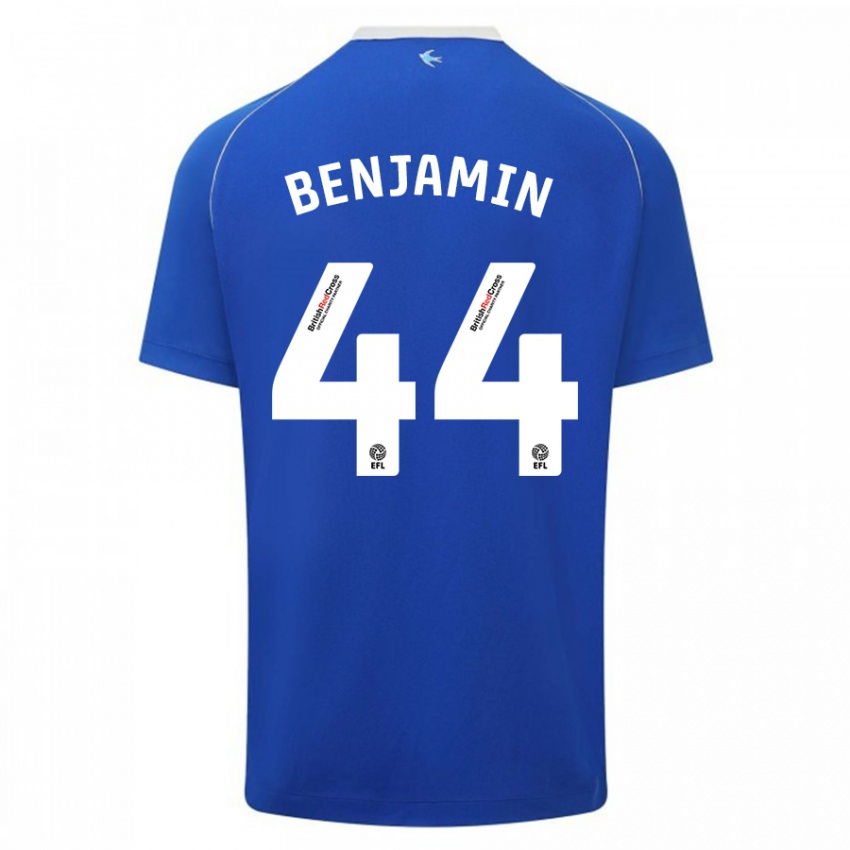 Niño Camiseta Xavier Benjamin #44 Azul 1ª Equipación 2023/24 La Camisa México