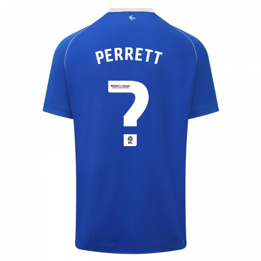 Niño Camiseta Troy Perrett #0 Azul 1ª Equipación 2023/24 La Camisa México