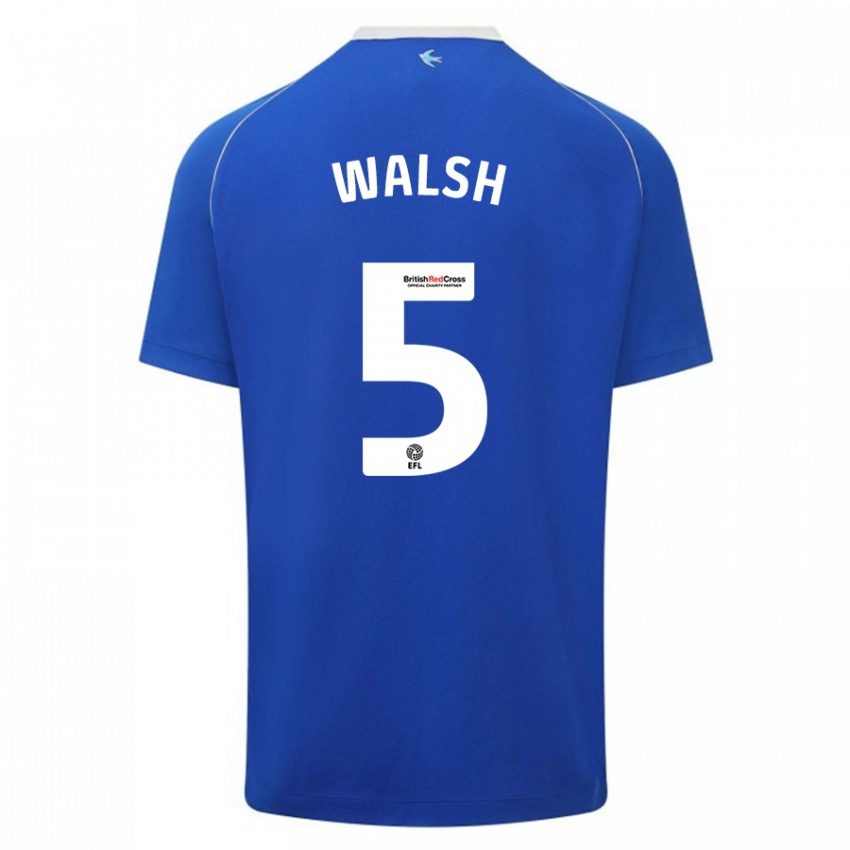 Niño Camiseta Siobhan Walsh #5 Azul 1ª Equipación 2023/24 La Camisa México