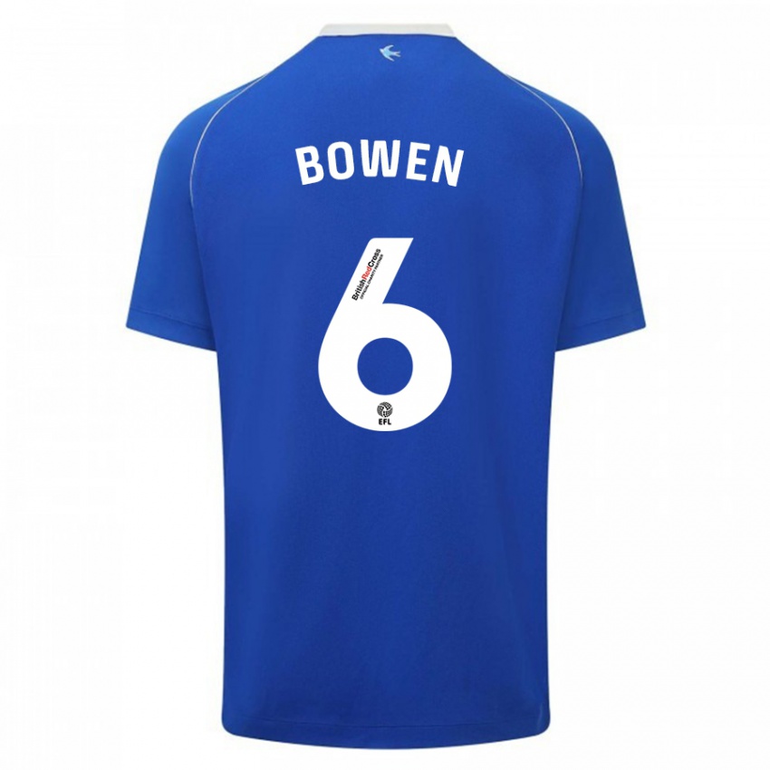 Niño Camiseta Megan Bowen #6 Azul 1ª Equipación 2023/24 La Camisa México