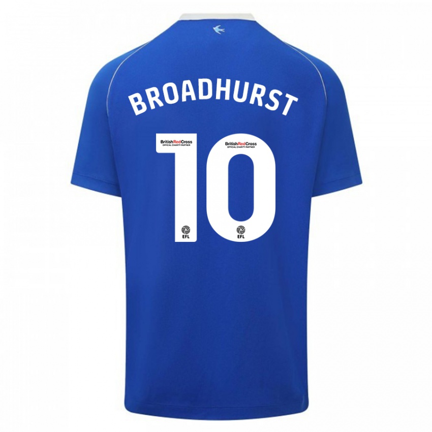 Niño Camiseta Danielle Broadhurst #10 Azul 1ª Equipación 2023/24 La Camisa México