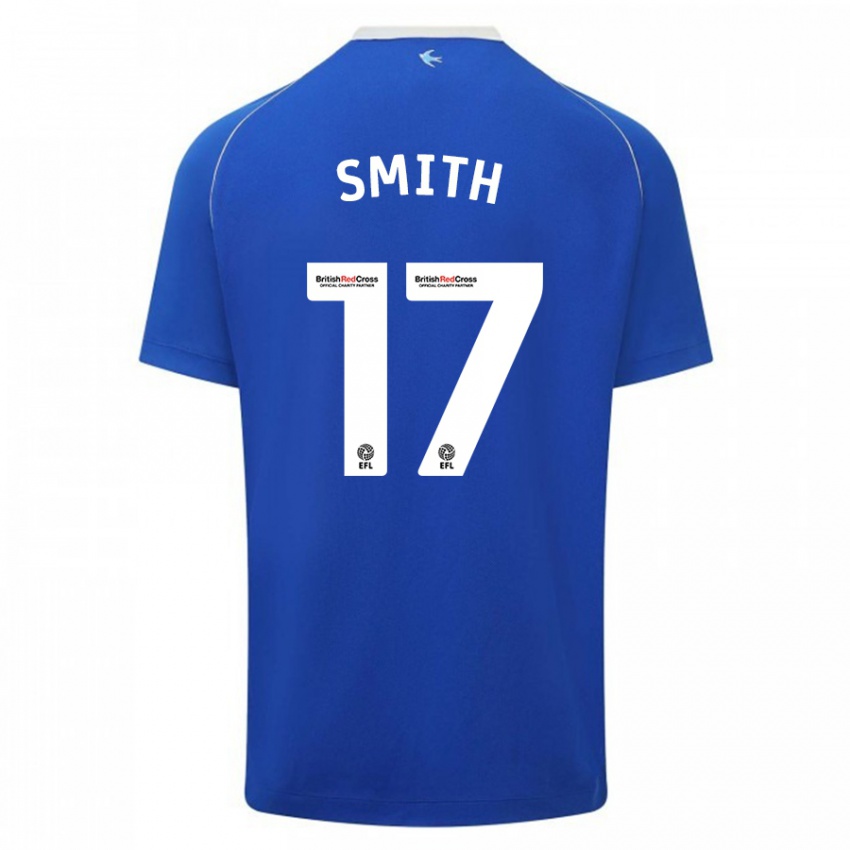 Niño Camiseta Hollie Smith #17 Azul 1ª Equipación 2023/24 La Camisa México