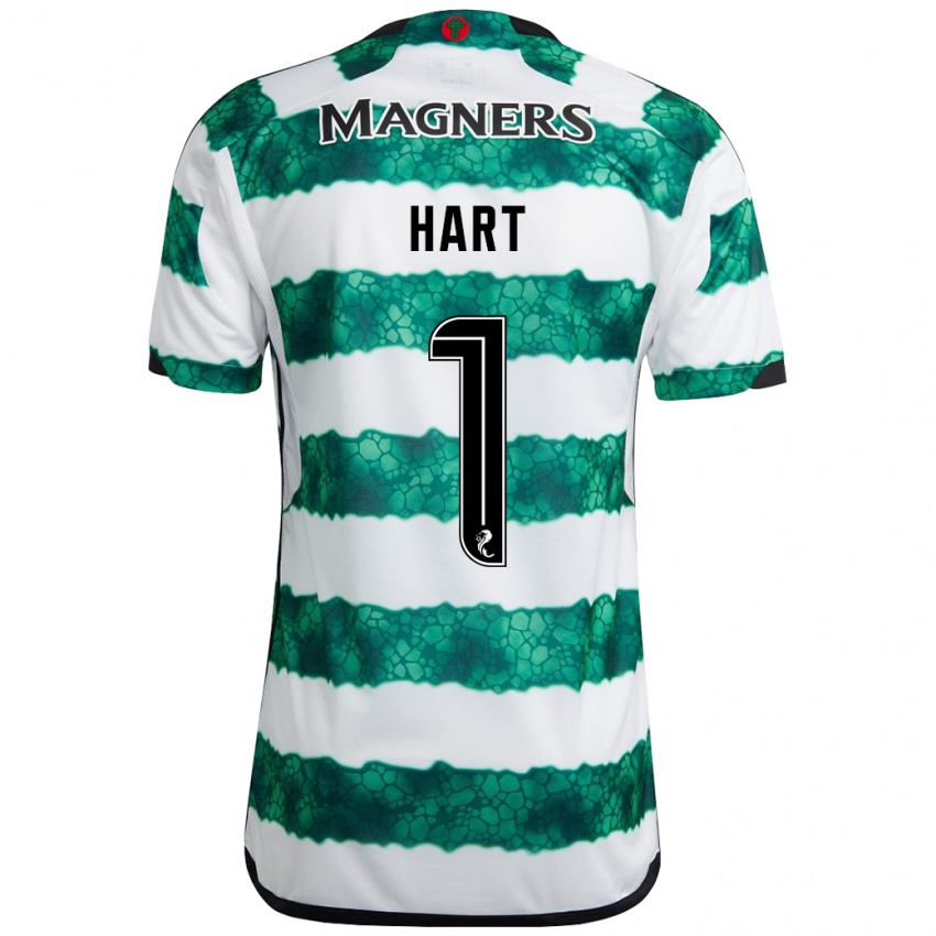 Niño Camiseta Joe Hart #1 Verde 1ª Equipación 2023/24 La Camisa México