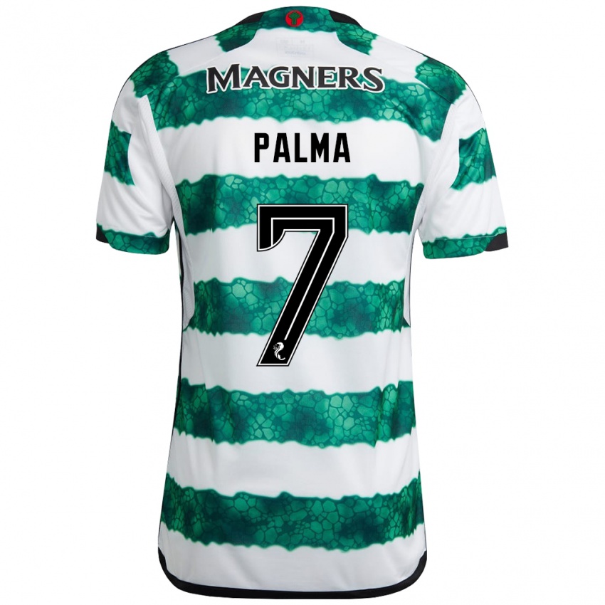 Niño Camiseta Luis Palma #7 Verde 1ª Equipación 2023/24 La Camisa México