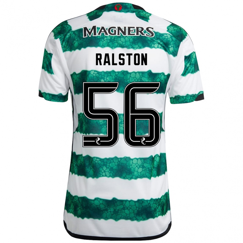 Niño Camiseta Anthony Ralston #56 Verde 1ª Equipación 2023/24 La Camisa México