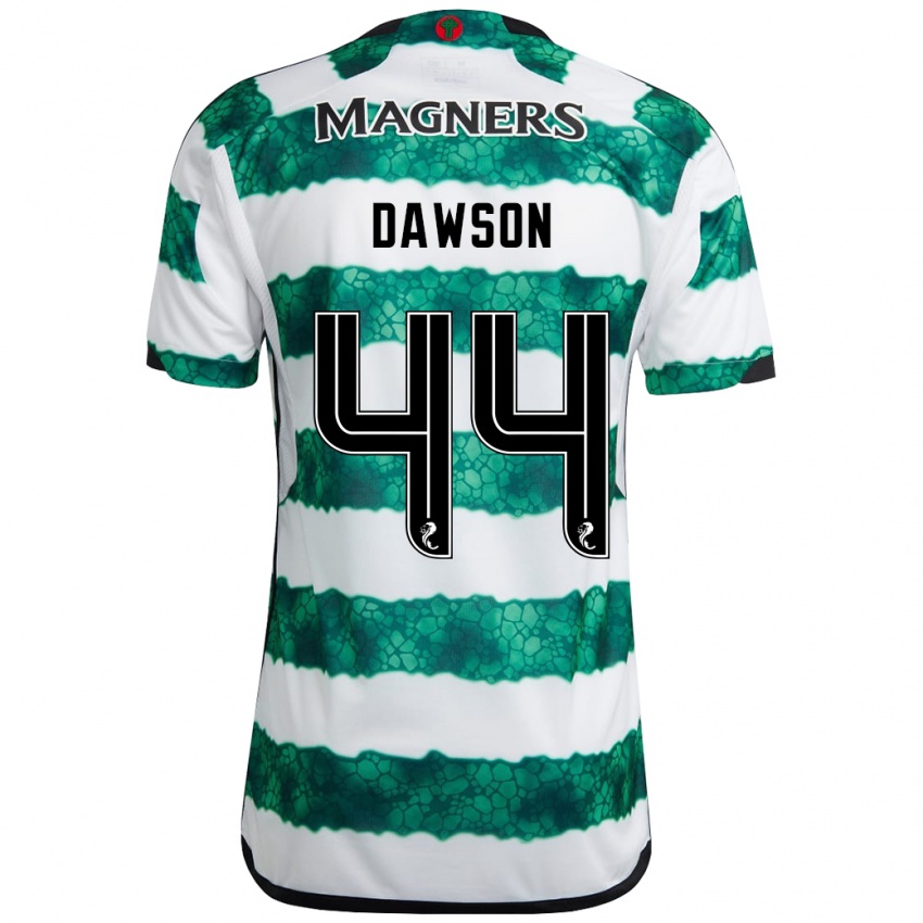 Niño Camiseta Joey Dawson #44 Verde 1ª Equipación 2023/24 La Camisa México