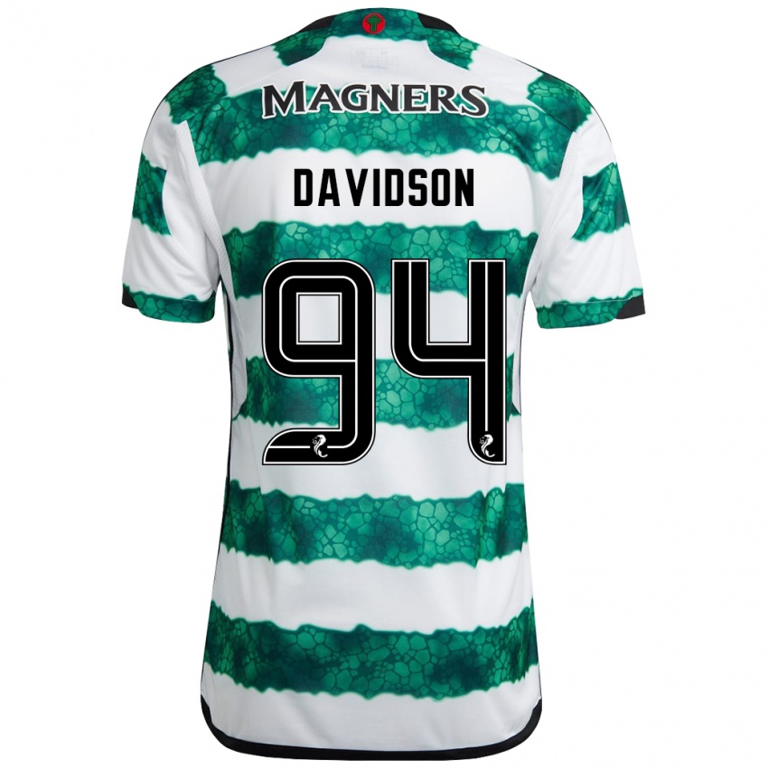 Niño Camiseta Bruno Davidson #94 Verde 1ª Equipación 2023/24 La Camisa México