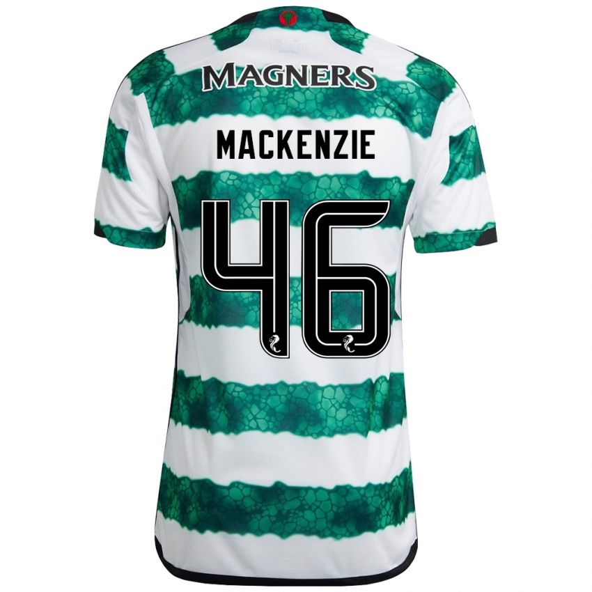 Niño Camiseta Magnus Mackenzie #46 Verde 1ª Equipación 2023/24 La Camisa México