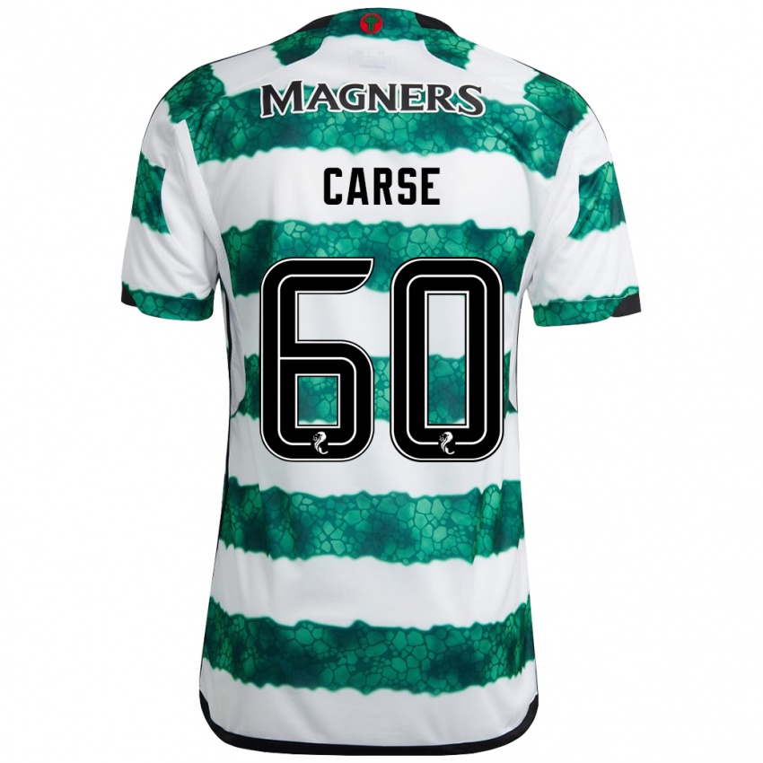 Niño Camiseta Mackenzie Carse #60 Verde 1ª Equipación 2023/24 La Camisa México