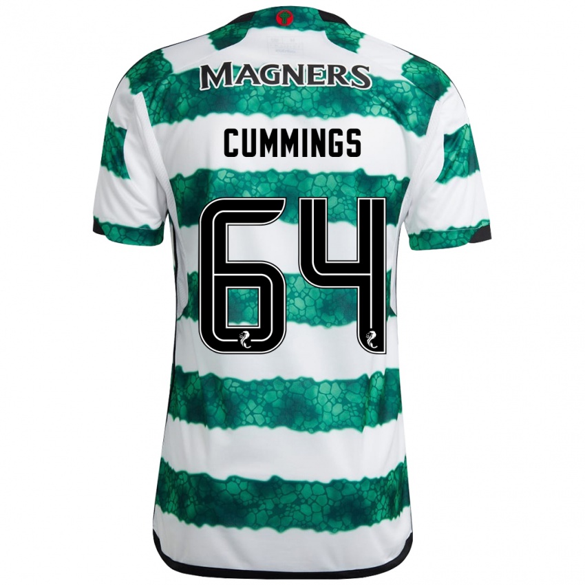 Niño Camiseta Daniel Cummings #64 Verde 1ª Equipación 2023/24 La Camisa México