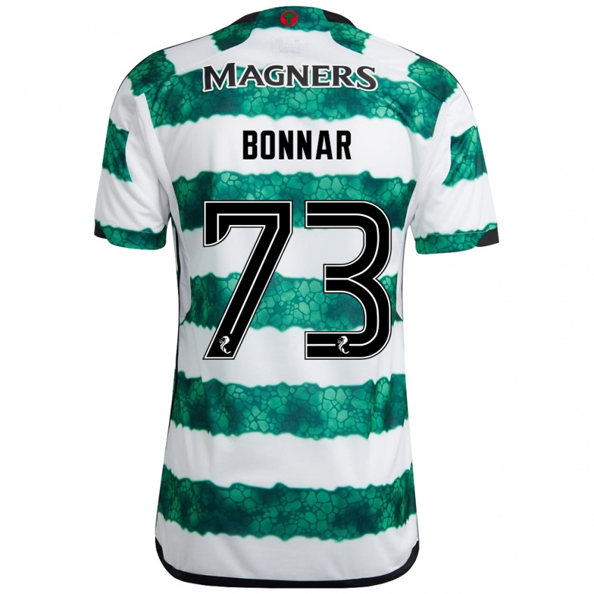 Niño Camiseta Jude Bonnar #73 Verde 1ª Equipación 2023/24 La Camisa México