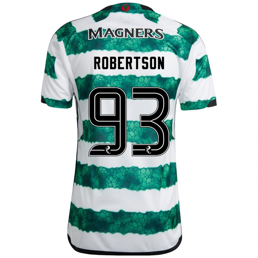 Niño Camiseta Mitchell Robertson #93 Verde 1ª Equipación 2023/24 La Camisa México