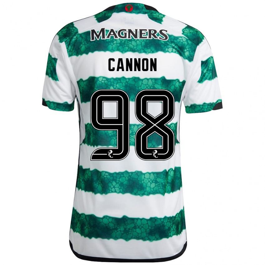 Niño Camiseta Aidan Cannon #98 Verde 1ª Equipación 2023/24 La Camisa México