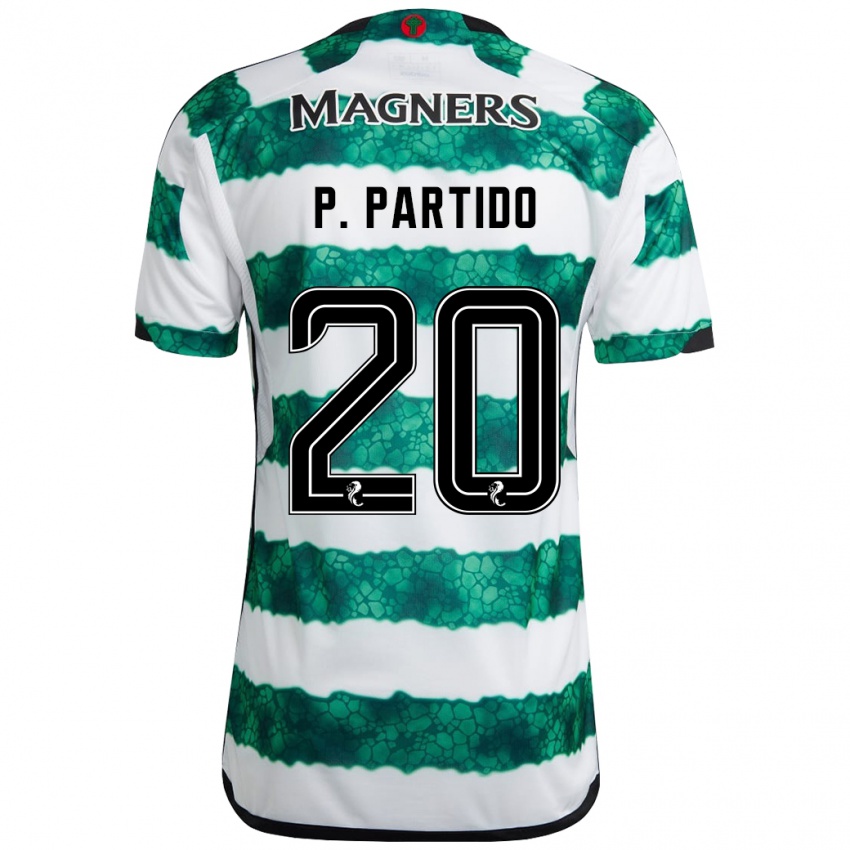 Niño Camiseta Paula Partido #20 Verde 1ª Equipación 2023/24 La Camisa México