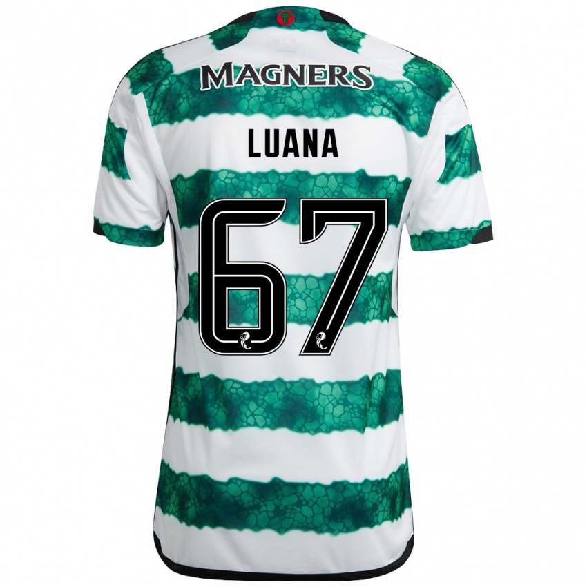 Niño Camiseta Luana Muñoz #67 Verde 1ª Equipación 2023/24 La Camisa México