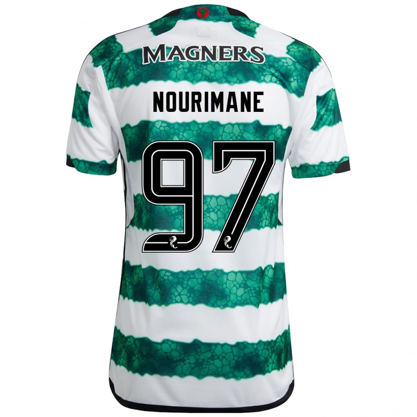 Niño Camiseta Addi Nourimane #97 Verde 1ª Equipación 2023/24 La Camisa México