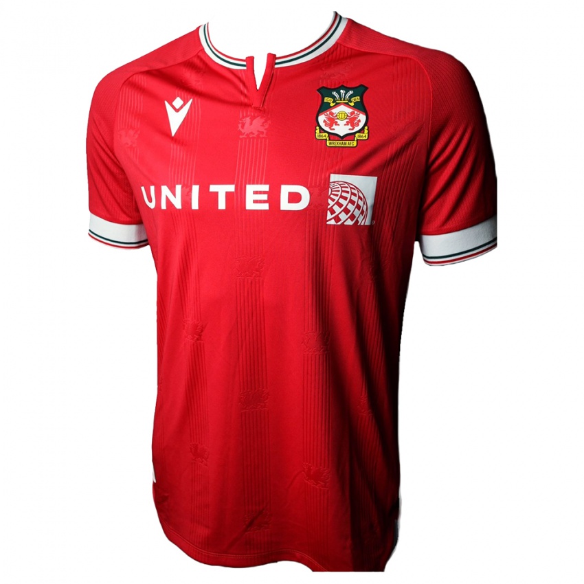 Niño Camiseta Luke Young #8 Rojo 1ª Equipación 2023/24 La Camisa México