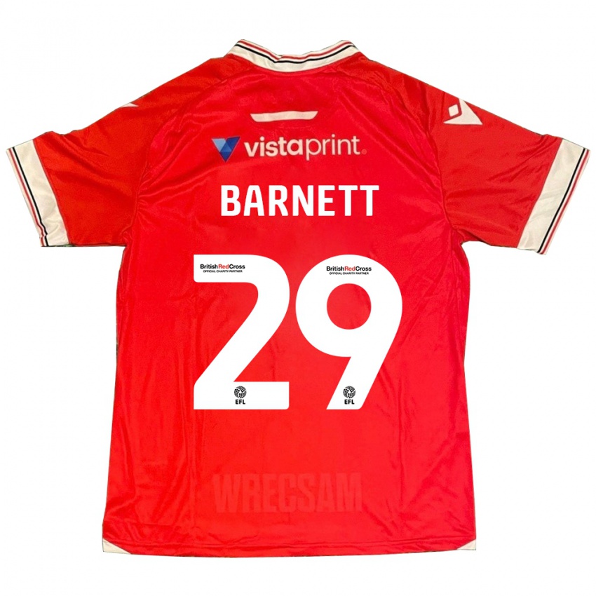 Niño Camiseta Ryan Barnett #29 Rojo 1ª Equipación 2023/24 La Camisa México