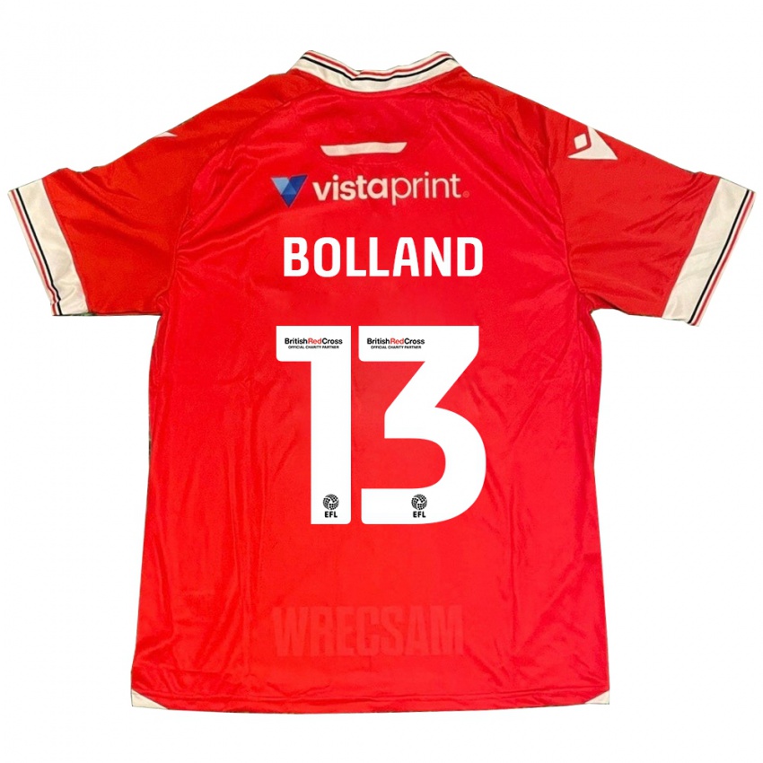 Niño Camiseta Charlotte Bolland #13 Rojo 1ª Equipación 2023/24 La Camisa México