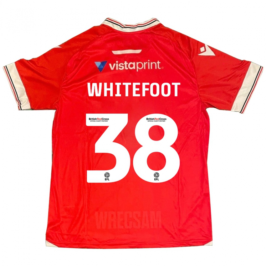 Niño Camiseta Lily Whitefoot #38 Rojo 1ª Equipación 2023/24 La Camisa México