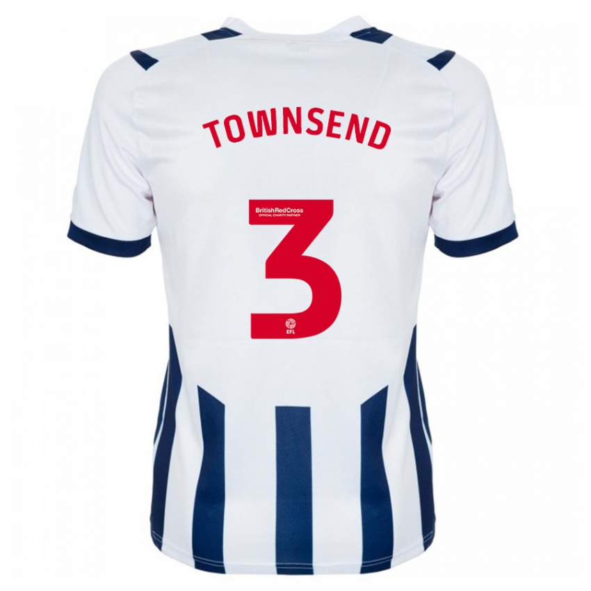 Niño Camiseta Conor Townsend #3 Blanco 1ª Equipación 2023/24 La Camisa México