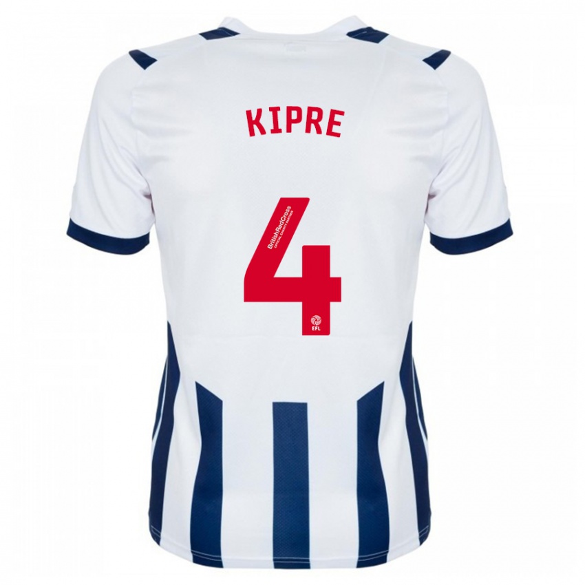 Niño Camiseta Cédric Kipré #4 Blanco 1ª Equipación 2023/24 La Camisa México