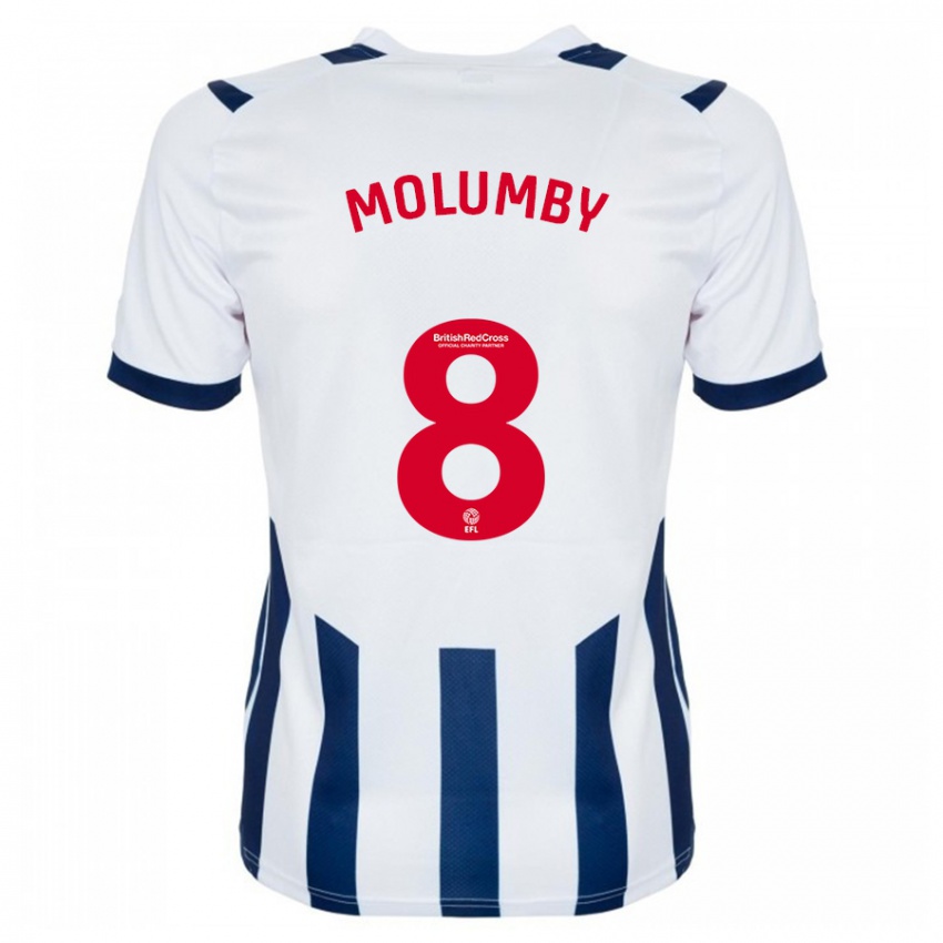 Niño Camiseta Jayson Molumby #8 Blanco 1ª Equipación 2023/24 La Camisa México