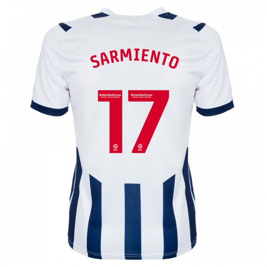 Niño Camiseta Jeremy Sarmiento #17 Blanco 1ª Equipación 2023/24 La Camisa México