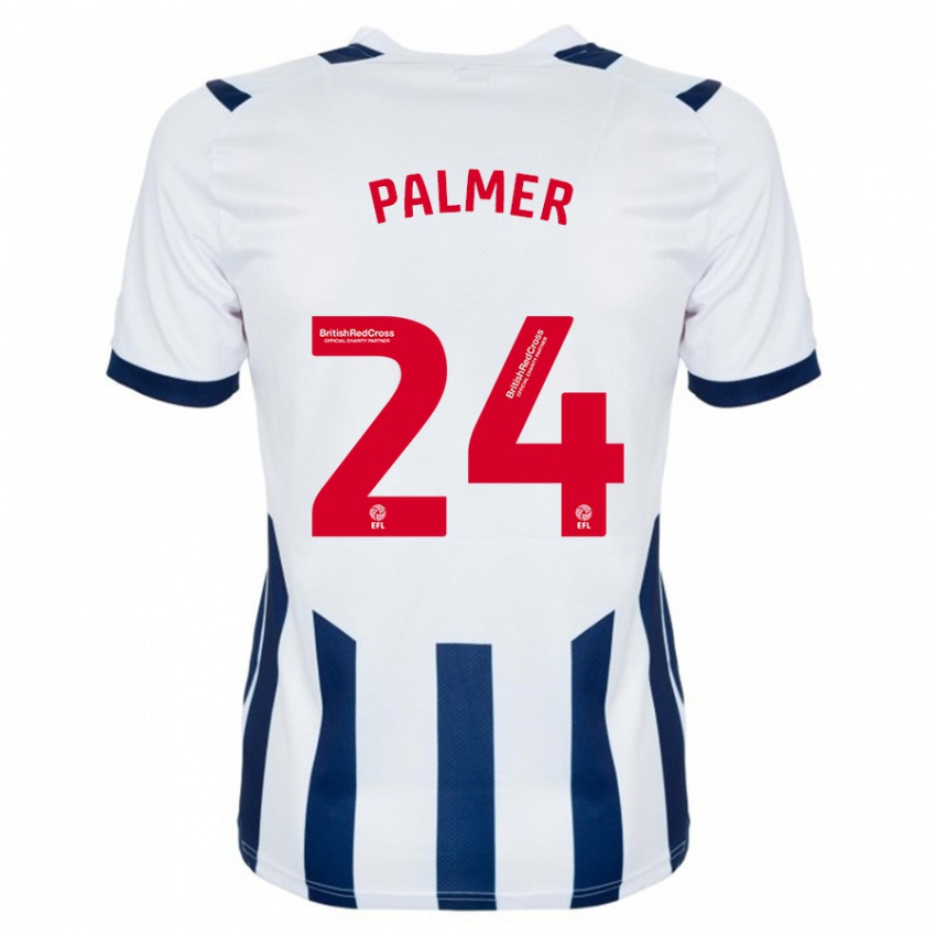 Niño Camiseta Alex Palmer #24 Blanco 1ª Equipación 2023/24 La Camisa México