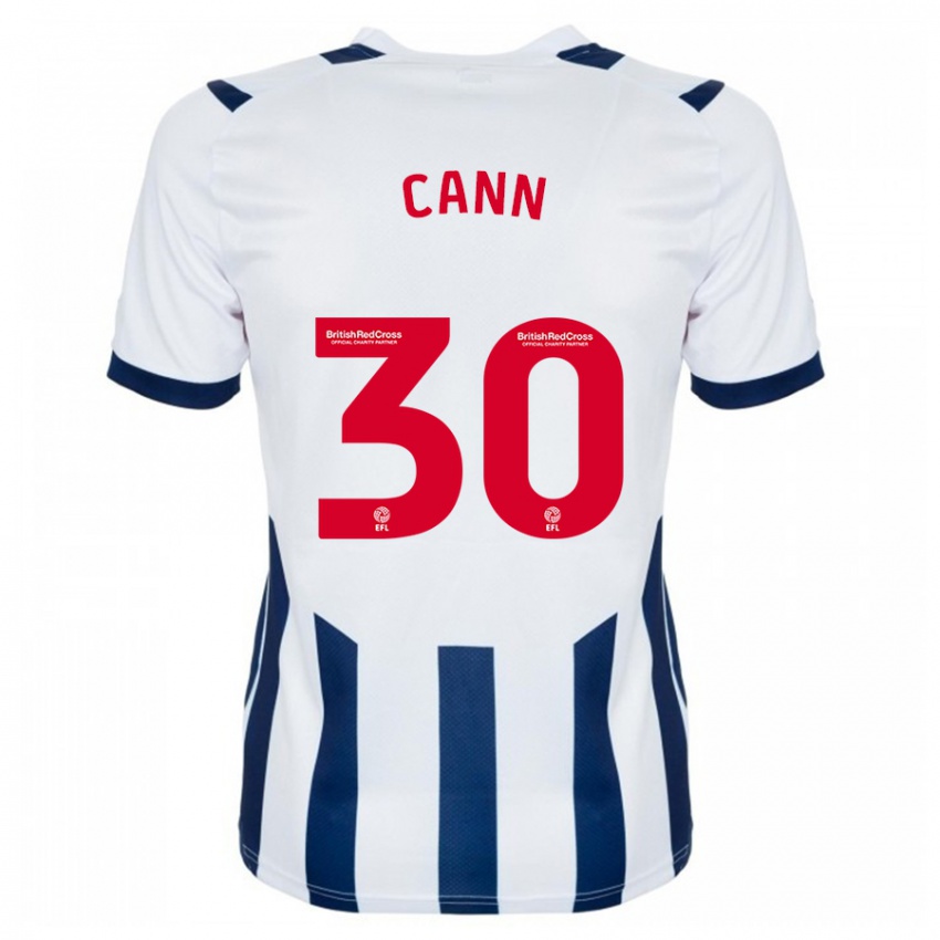 Niño Camiseta Ted Cann #30 Blanco 1ª Equipación 2023/24 La Camisa México