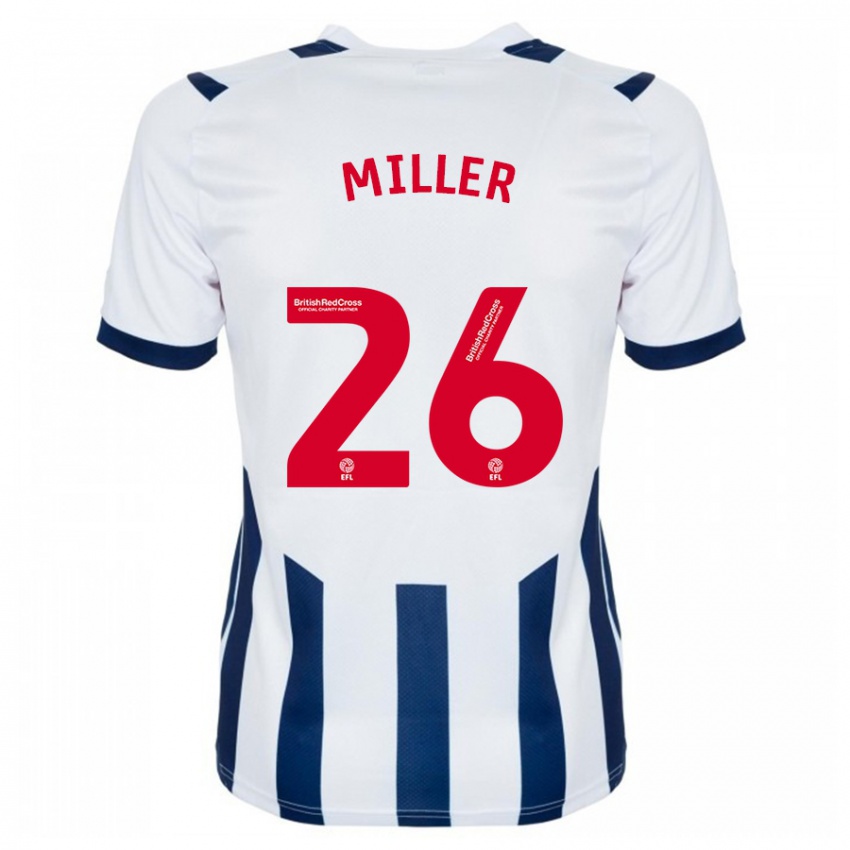 Niño Camiseta Nna Miller #26 Blanco 1ª Equipación 2023/24 La Camisa México