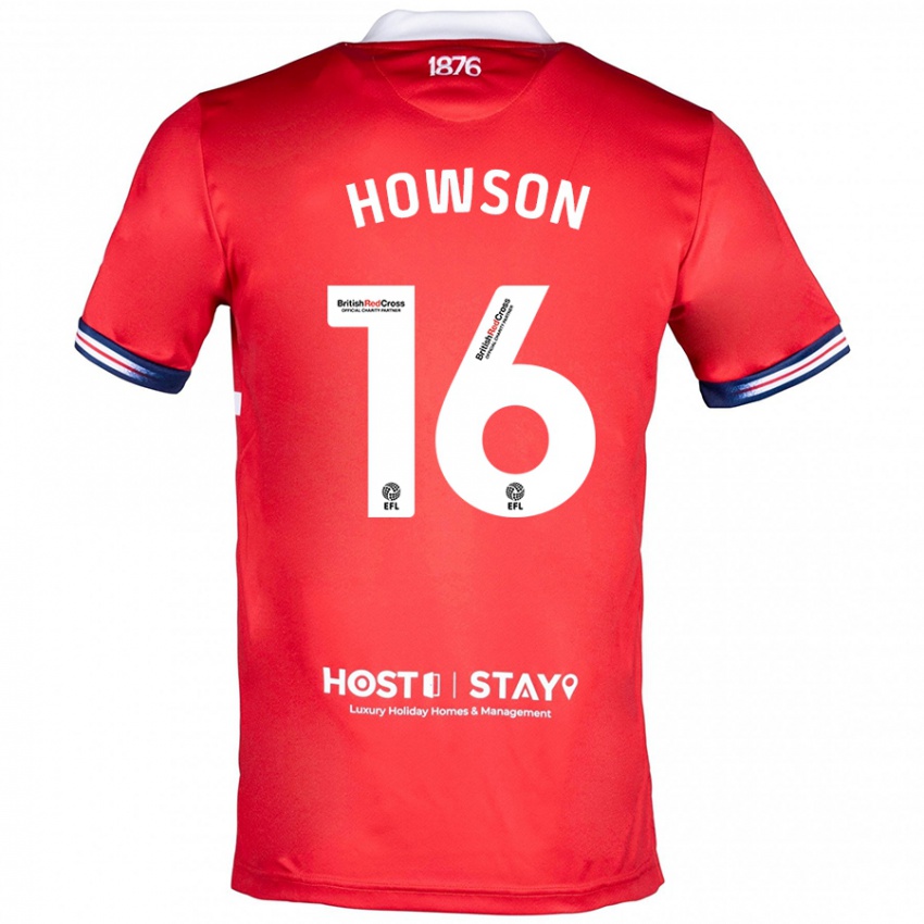 Niño Camiseta Jonathan Howson #16 Rojo 1ª Equipación 2023/24 La Camisa México