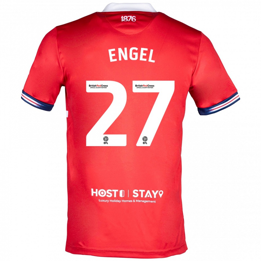 Niño Camiseta Lukas Engel #27 Rojo 1ª Equipación 2023/24 La Camisa México