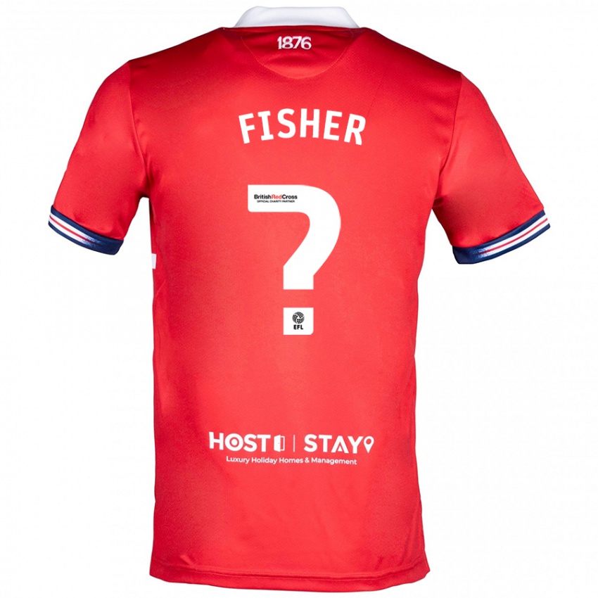 Niño Camiseta Nathan Fisher #0 Rojo 1ª Equipación 2023/24 La Camisa México