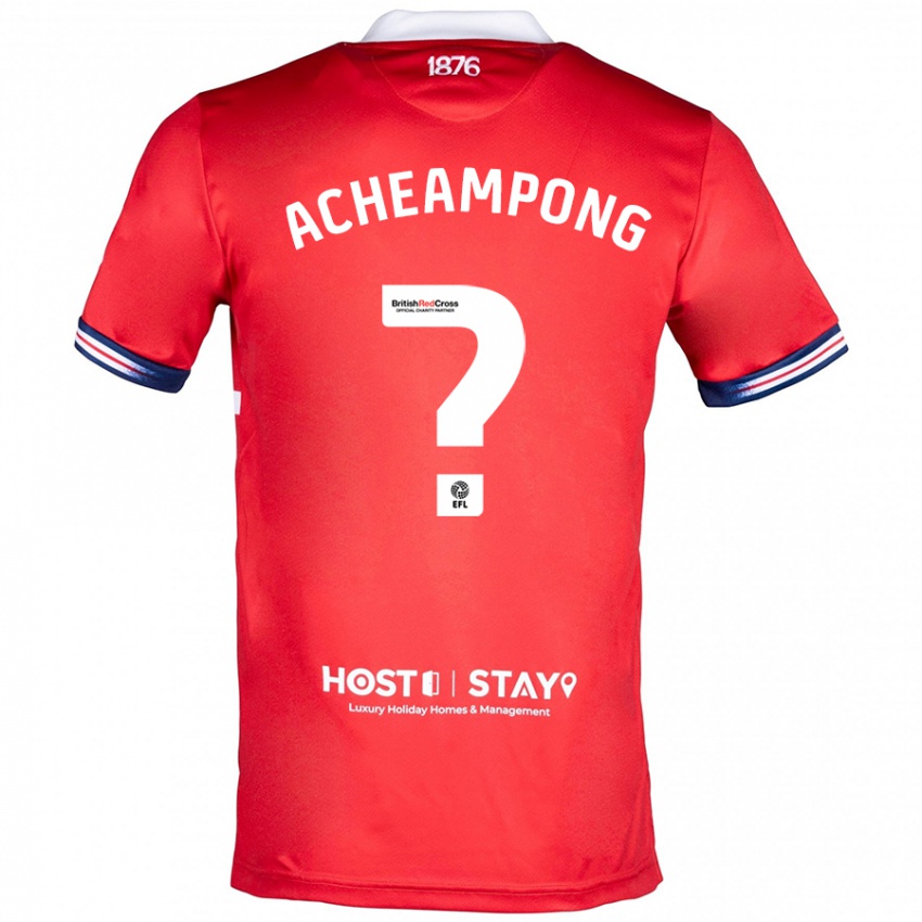 Niño Camiseta Prince Acheampong #0 Rojo 1ª Equipación 2023/24 La Camisa México