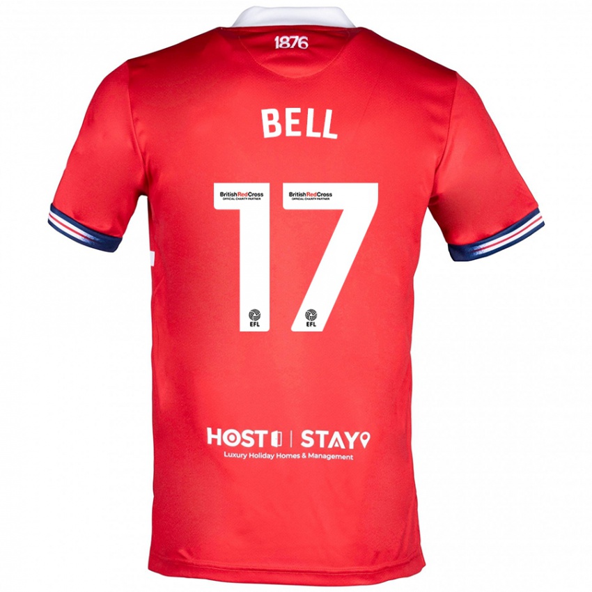 Niño Camiseta Millie Bell #17 Rojo 1ª Equipación 2023/24 La Camisa México