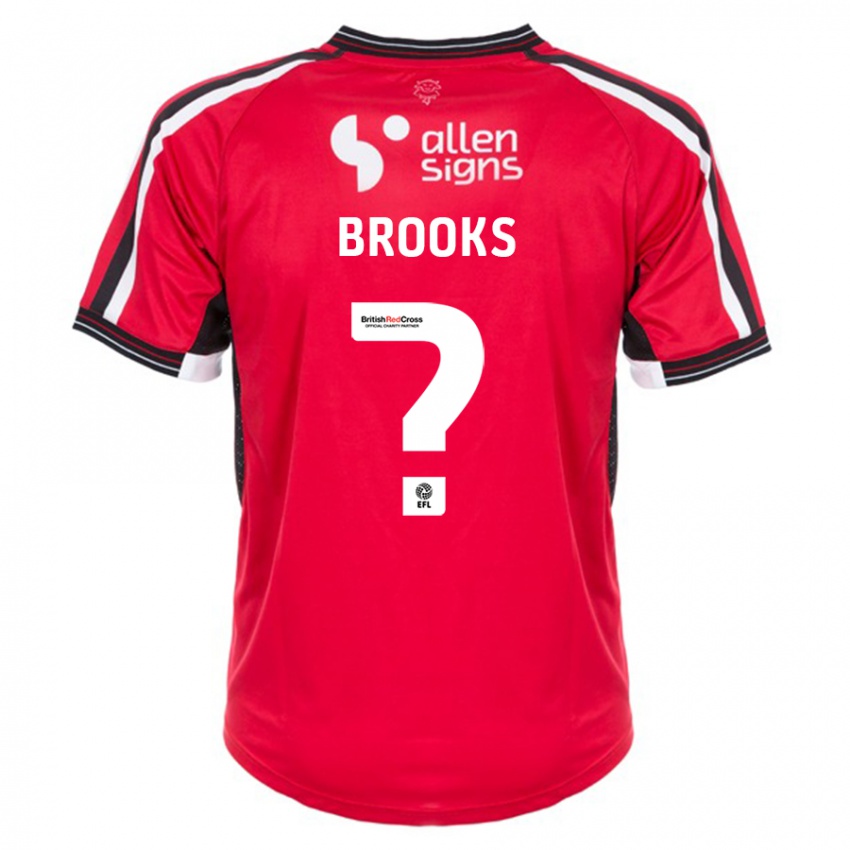 Niño Camiseta Billy Brooks #0 Rojo 1ª Equipación 2023/24 La Camisa México