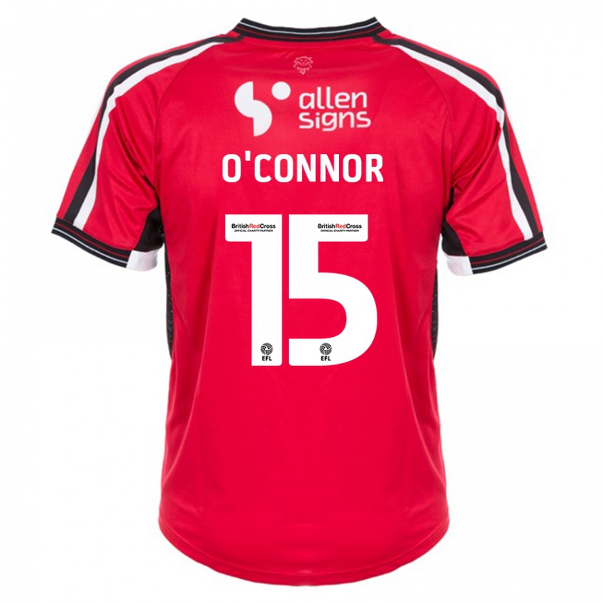 Niño Camiseta Paudie O'connor #15 Rojo 1ª Equipación 2023/24 La Camisa México