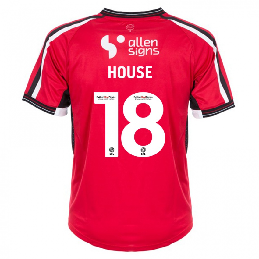 Niño Camiseta Ben House #18 Rojo 1ª Equipación 2023/24 La Camisa México