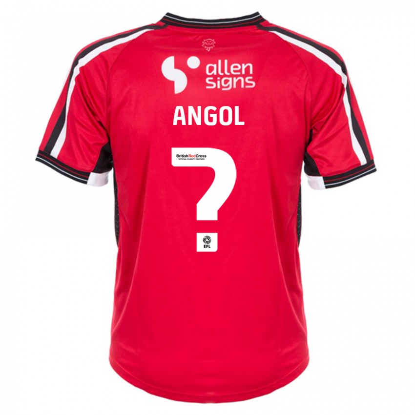 Niño Camiseta Mekhi Angol #0 Rojo 1ª Equipación 2023/24 La Camisa México