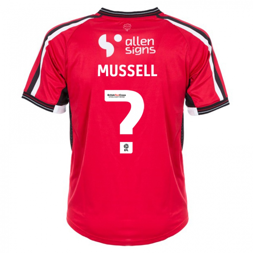 Niño Camiseta Theo Mussell #0 Rojo 1ª Equipación 2023/24 La Camisa México