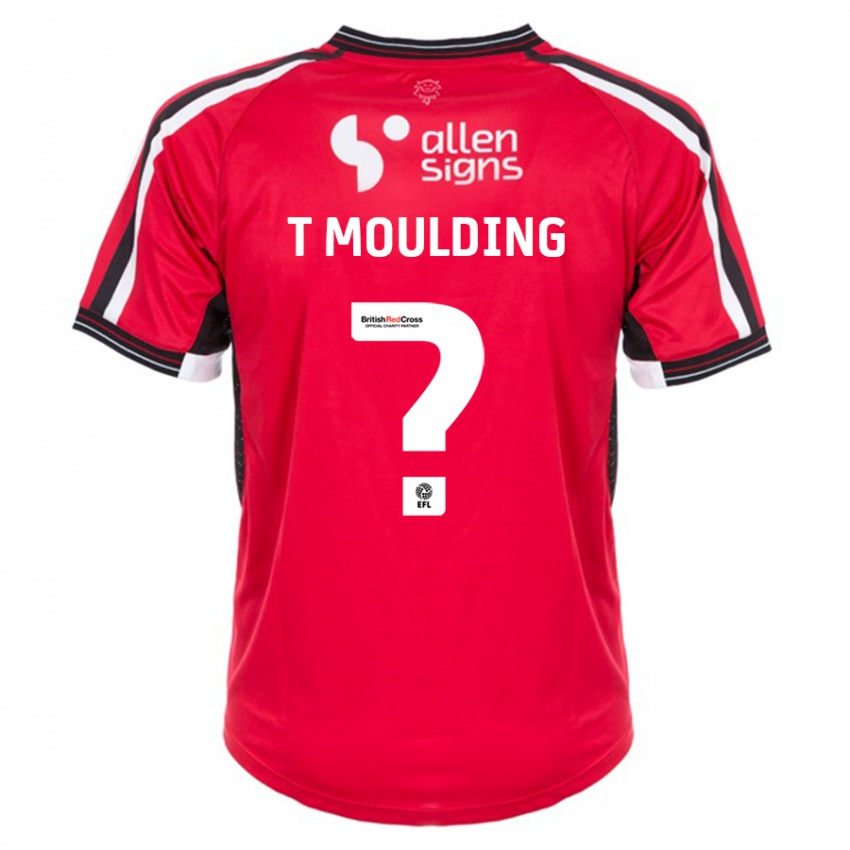 Niño Camiseta Ella Thompson-Moulding #0 Rojo 1ª Equipación 2023/24 La Camisa México