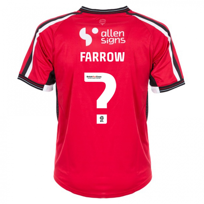 Niño Camiseta Lucy Farrow #0 Rojo 1ª Equipación 2023/24 La Camisa México