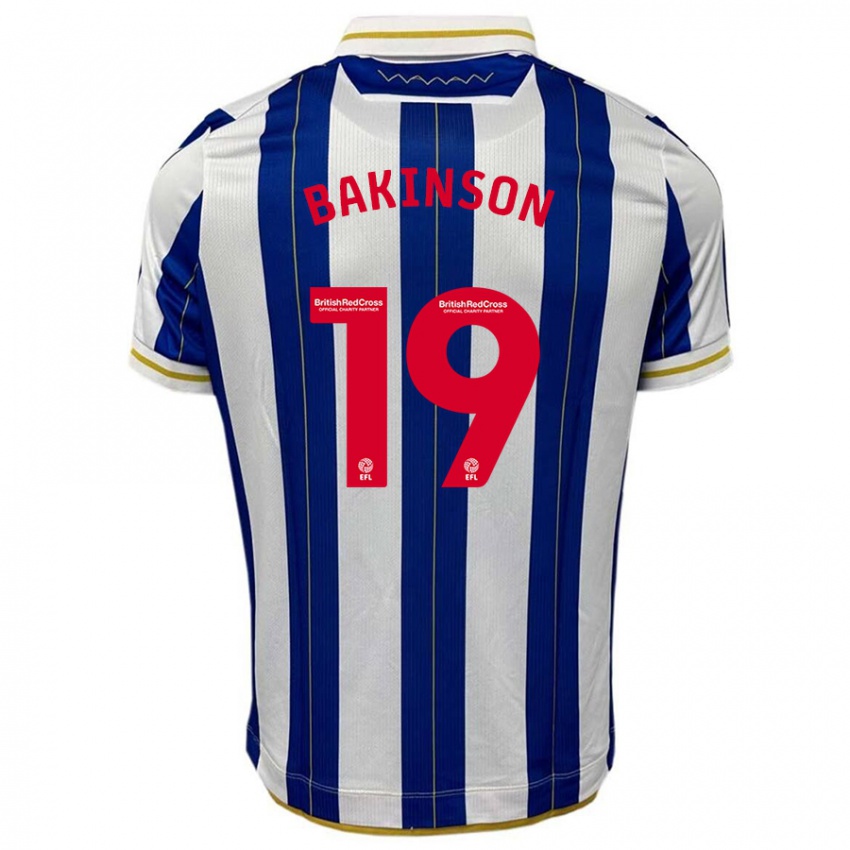 Niño Camiseta Tyreeq Bakinson #19 Azul Blanco 1ª Equipación 2023/24 La Camisa México