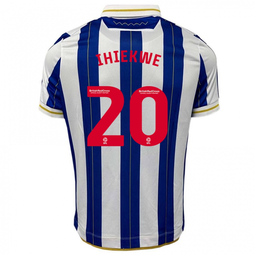Niño Camiseta Michael Ihiekwe #20 Azul Blanco 1ª Equipación 2023/24 La Camisa México