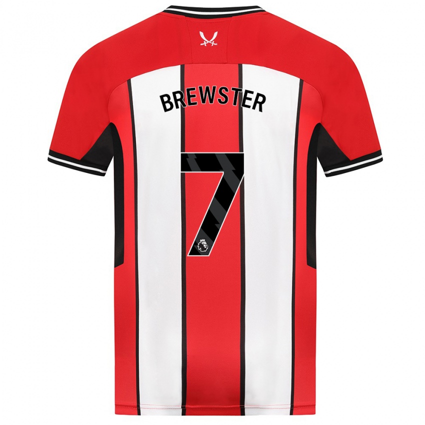 Niño Camiseta Rhian Brewster #7 Rojo 1ª Equipación 2023/24 La Camisa México