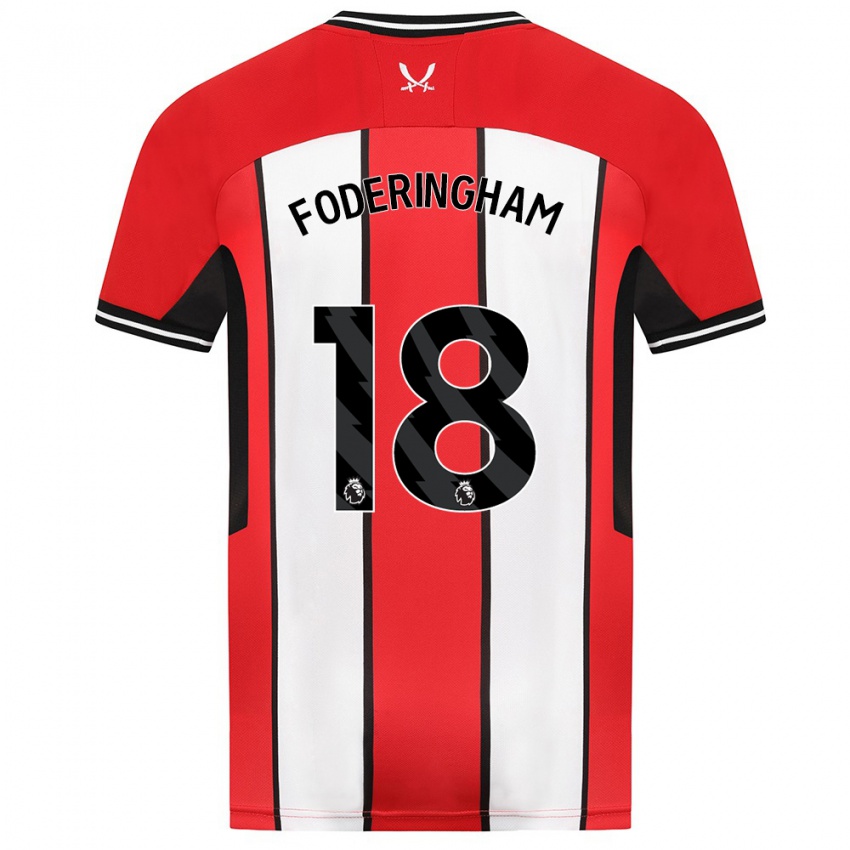 Niño Camiseta Wes Foderingham #18 Rojo 1ª Equipación 2023/24 La Camisa México